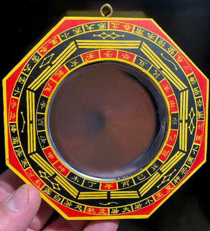 Miroir Ba Gua Feng Shui à 8 côtés - 12,5 x 12,5 mm - 95 gr.