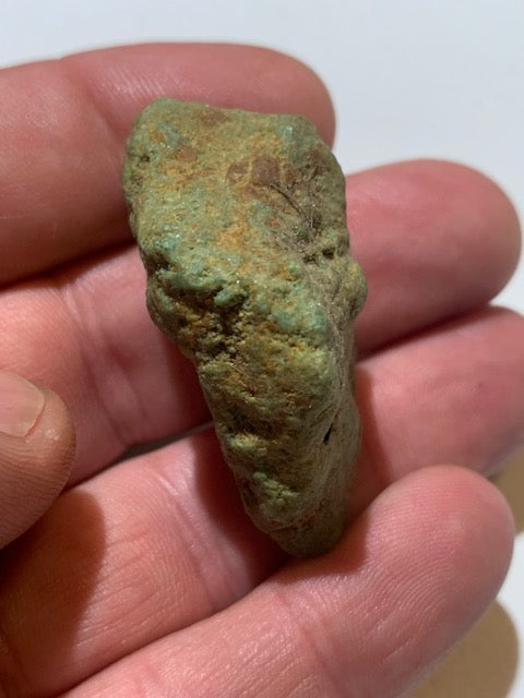 Turquoise verte du Mexique, pépite naturelle de 45 x 32 x 20 - 20,7 gr.