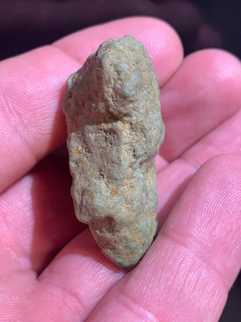 Turquoise verte du Mexique, pépite naturelle de 45 x 32 x 20 - 20,7 gr.