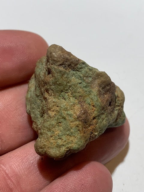 Turquoise verte du Mexique, pépite naturelle de 35 x 30 x 27 - 27,3 gr.