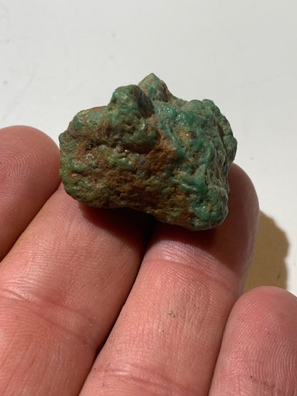 Turquoise verte du Mexique, pépite naturelle de 30 x 26 x 23 - 16 gr.