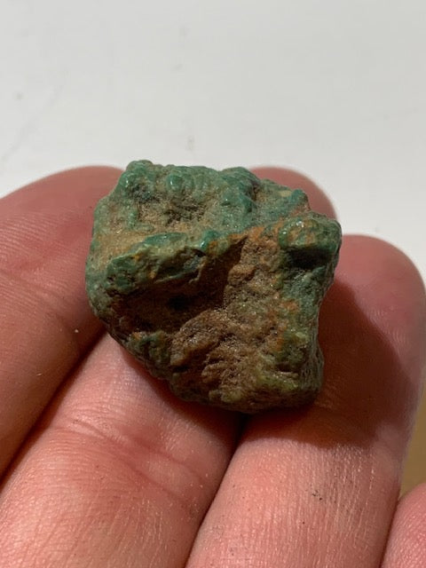 Turquoise verte du Mexique, pépite naturelle de 30 x 26 x 23 - 16 gr.