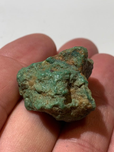 Turquoise verte du Mexique, pépite naturelle de 30 x 26 x 23 - 16 gr.