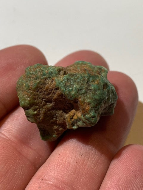 Turquoise verte du Mexique, pépite naturelle de 30 x 26 x 23 - 16 gr.