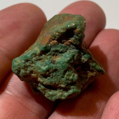 Turquoise verte du Mexique, pépite naturelle de 30 x 26 x 23 - 16 gr.