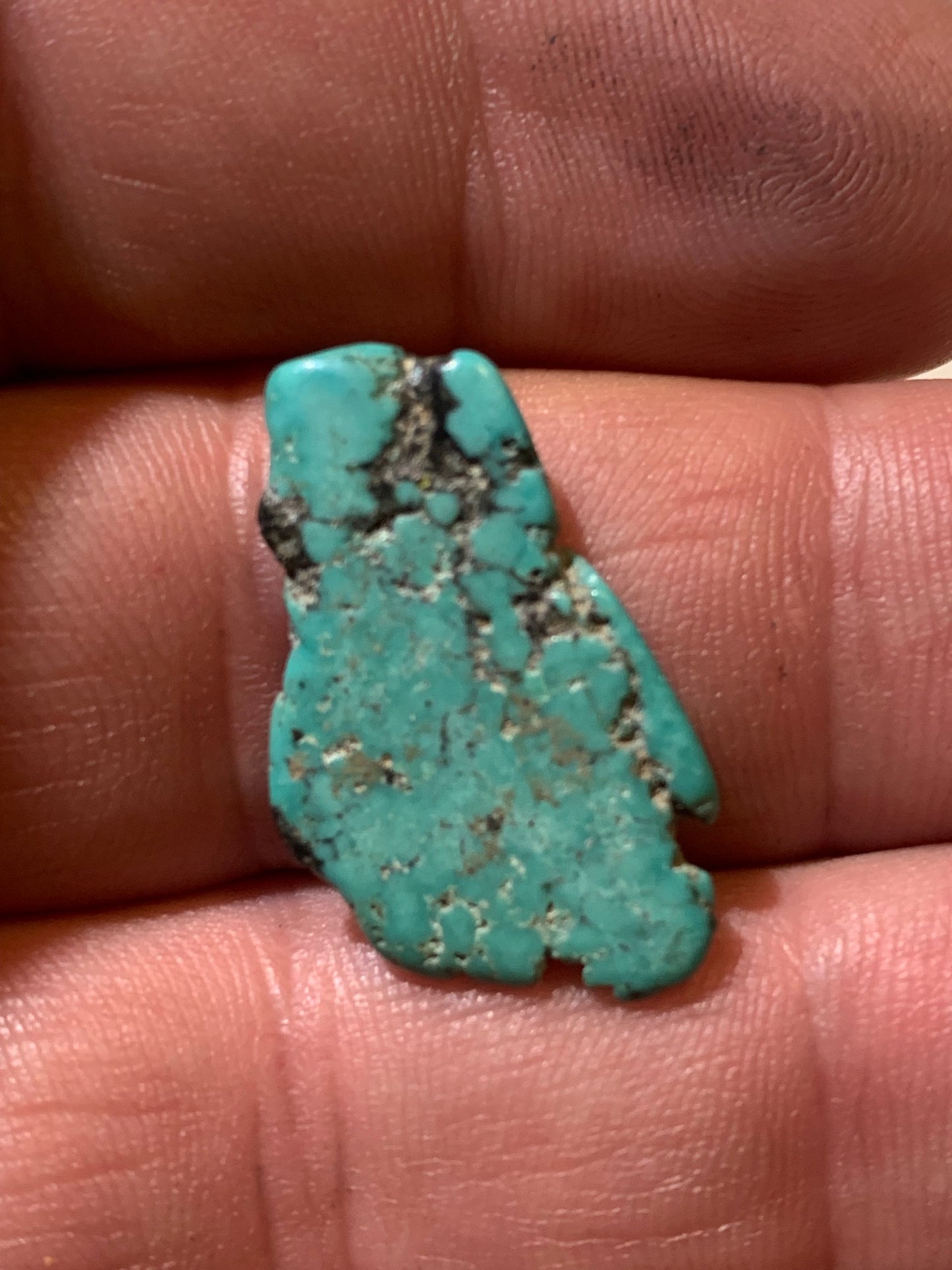 Turquoise Tibétaine, en lot ou à l'unité - Petites pépites naturelles de 25 mm x 18 x 5 - 2 grammes en moyenne