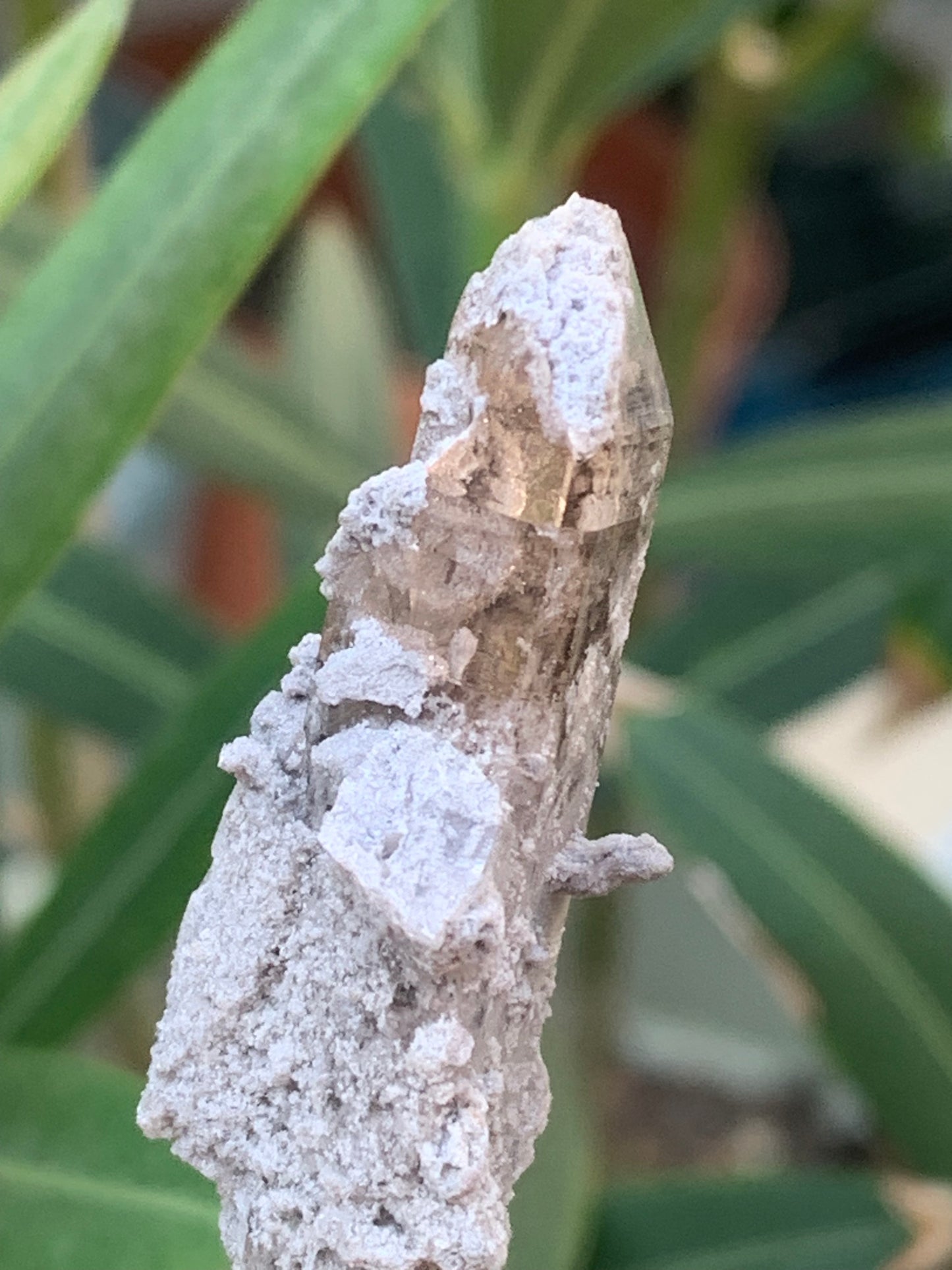 Topaze Impériale, superbe cristal naturel de 55mm x18 x15 - 13,1 grammes. Belle pièce de collection, unique et assez rare !