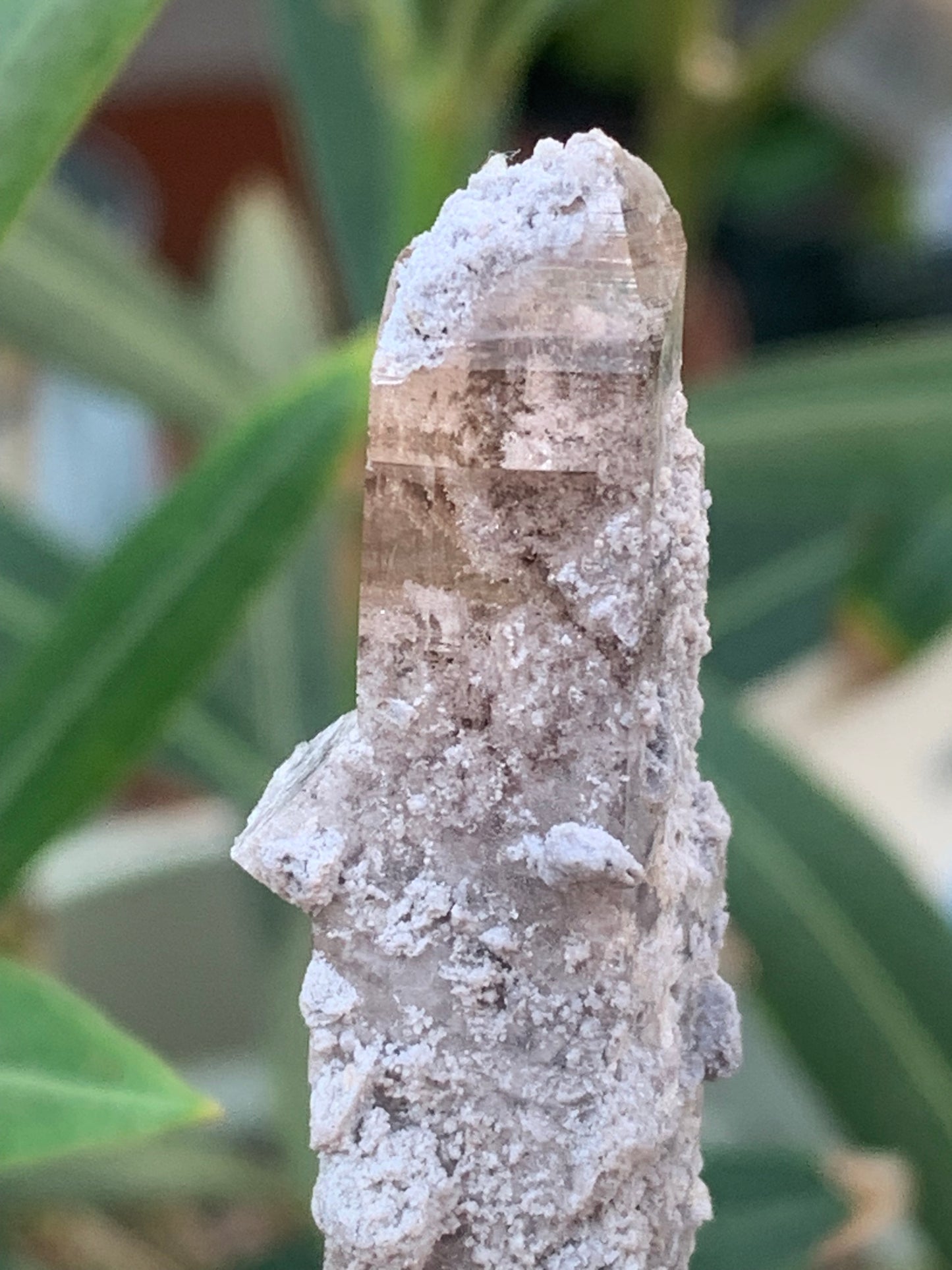 Topaze Impériale, superbe cristal naturel de 55mm x18 x15 - 13,1 grammes. Belle pièce de collection, unique et assez rare !