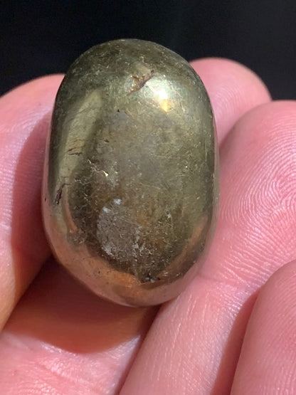 Chalcopyrite – Pierre roulée (polie) – 32 x 22 x 20 mm – 35,1 gr.