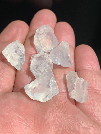 Pierre de lune blanche (adulaire) - Morceaux bruts à l'unité - 20 x 15 x 15 gr. environ