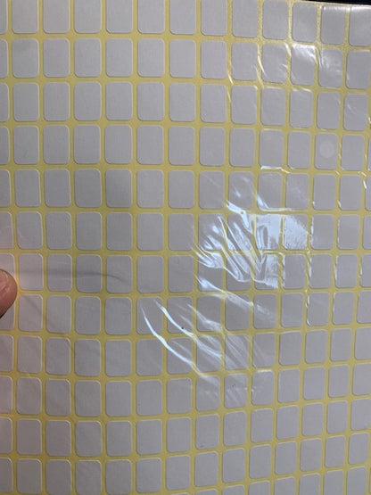 Étiquettes adhésives de petits formats, 9 x 13 mm - Parfait pour marquer les minéraux et bijoux