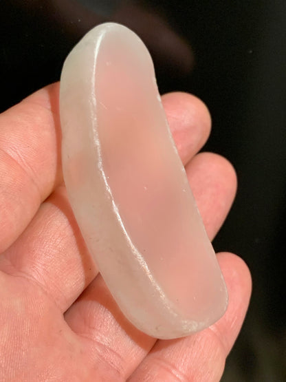 Ulexite - spécimen naturel 'pierre télévision' - 78 x 28 x 15 mm - 59,2 gr. - Qualité AA à AAA