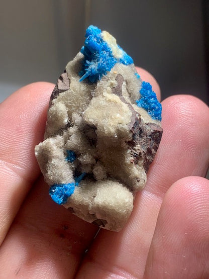 Cavansite, spécimen brut - 48 x 31 x 16 mm - 18,6 gr.