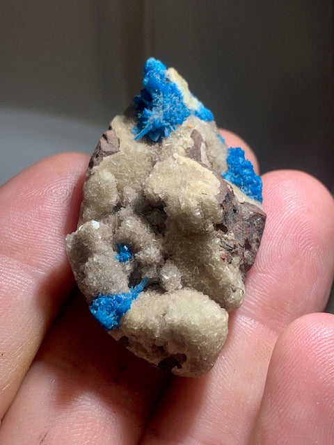 Cavansite, spécimen brut - 48 x 31 x 16 mm - 18,6 gr.