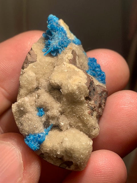 Cavansite, spécimen brut - 48 x 31 x 16 mm - 18,6 gr.