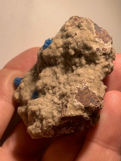 Cavansite, spécimen brut - 65 x 26 x 24 mm - 95 gr.