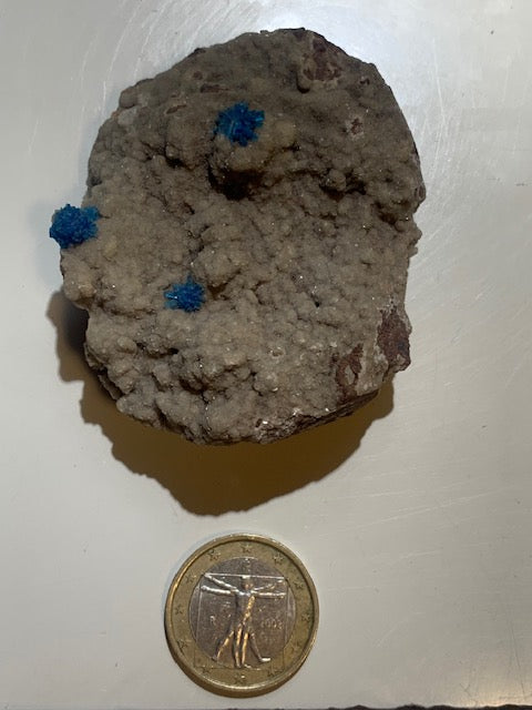 Cavansite, spécimen brut - 65 x 26 x 24 mm - 95 gr.