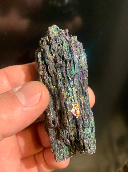 Silicium – Spécimen brut et naturel, des reflets métalliques superbes - 82 x 35 x 23 mm - 55,8 gr. - 📽️ Vidéo disponible
