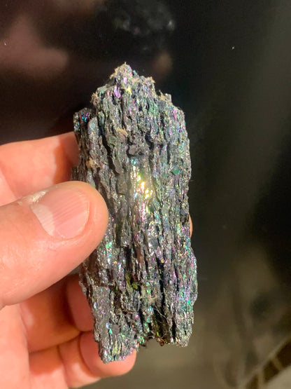 Silicium – Spécimen brut et naturel, des reflets métalliques superbes - 82 x 35 x 23 mm - 55,8 gr. - 📽️ Vidéo disponible