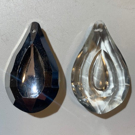 Cristaux Feng Shui à suspendre, transparent ou multicolore de 5 x 3 x 1,5 cm - Apportent la lumière et la vie dans votre maison !
