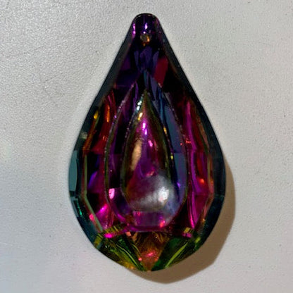 Cristaux Feng Shui à suspendre, transparent ou multicolore de 5 x 3 x 1,5 cm - Apportent la lumière et la vie dans votre maison !