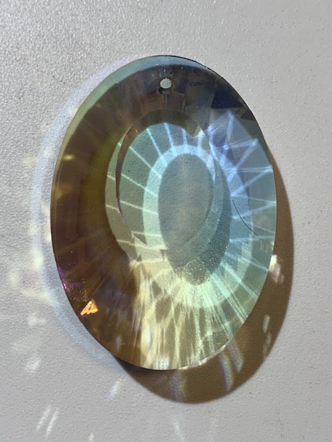 Cristaux Feng Shui à suspendre - Transparent - 5 x 3,5 x 1,5 cm - Apportent la lumière et la vie dans votre maison !