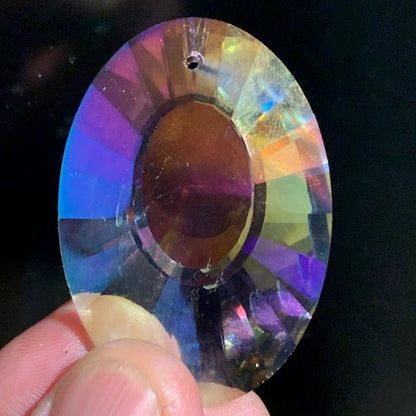 Cristaux Feng Shui à suspendre - Transparent - 5 x 3,5 x 1,5 cm - Apportent la lumière et la vie dans votre maison !