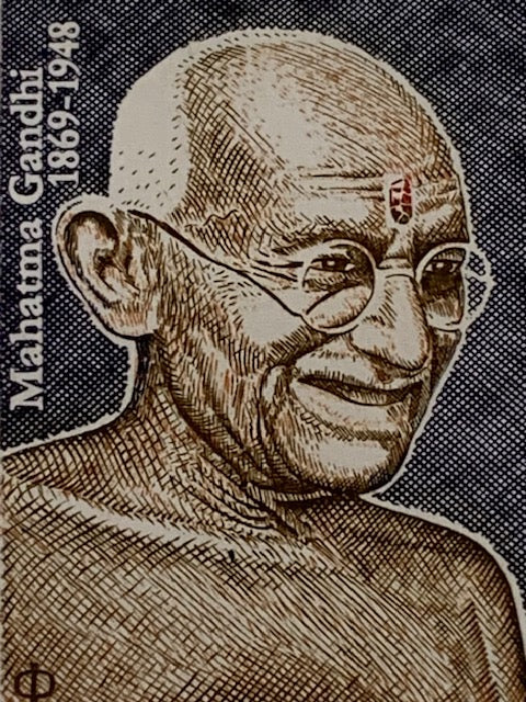 Timbre de 2019 du MAHATMA GANDHI (1869-1948) – 30 x 41 mm