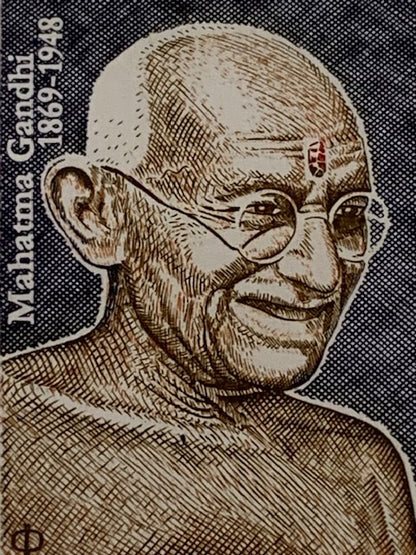Timbre de 2019 du MAHATMA GANDHI (1869-1948) – 30 x 41 mm