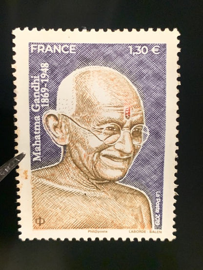 Timbre de 2019 du MAHATMA GANDHI (1869-1948) – 30 x 41 mm