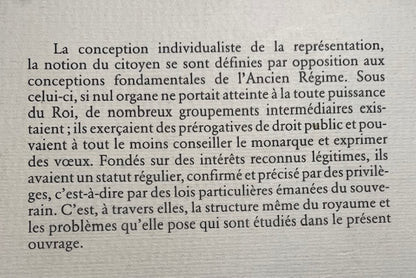 Livre relié : Les ordres, les pays, les villes et communautés d’habitants - 📖 Auteur : François Olivier-Martin
