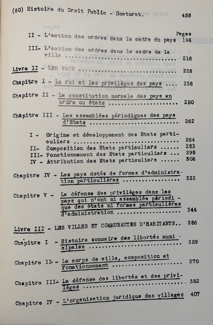 Livre relié : Les ordres, les pays, les villes et communautés d’habitants - 📖 Auteur : François Olivier-Martin
