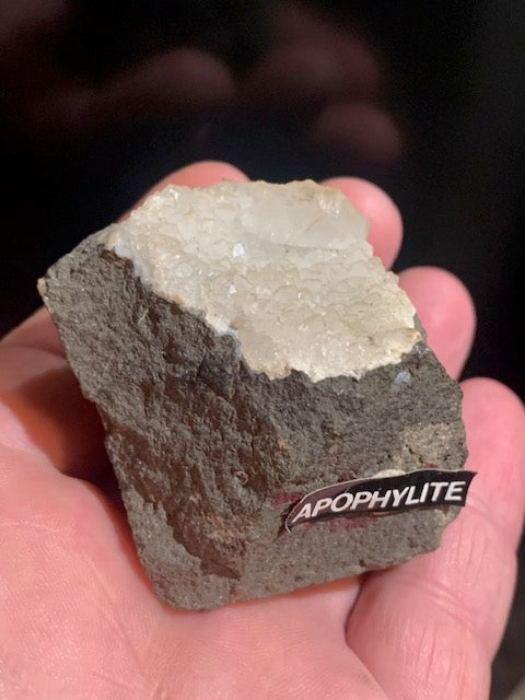Apophyllite – spécimen brut et naturel - Collection ancienne - 62 x 60 x 54 cm - 153,2 gr.