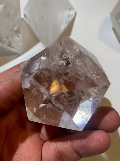 Rare ! Solides de Platon de taille XL, set de 5 pièces de 50 à 60 mm - Qualité A à AAA