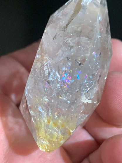 Sceau de Salomon en Cristal de Roche (Quartz) - 68 x 58 x 27 mm/ 145 gr. - Qualité AA