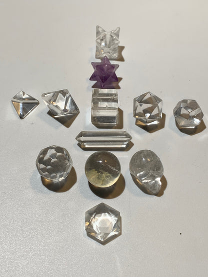 UNIQUE KIT! 12 geometric shapes in 1 set - 1.8 to 20 mm - AA to AAA quality