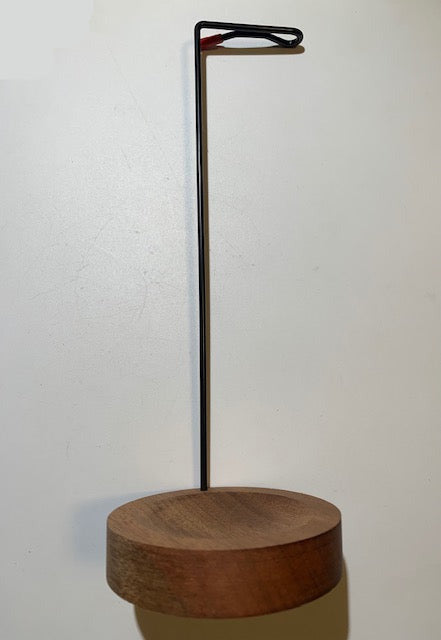 Porte-encens vertical en bois de manguier – Idéal pour bâtonnet – 26 x 9 cm - 92 gr.