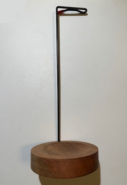 Porte-encens vertical en bois de manguier – Idéal pour bâtonnet – 26 x 9 cm - 92 gr.