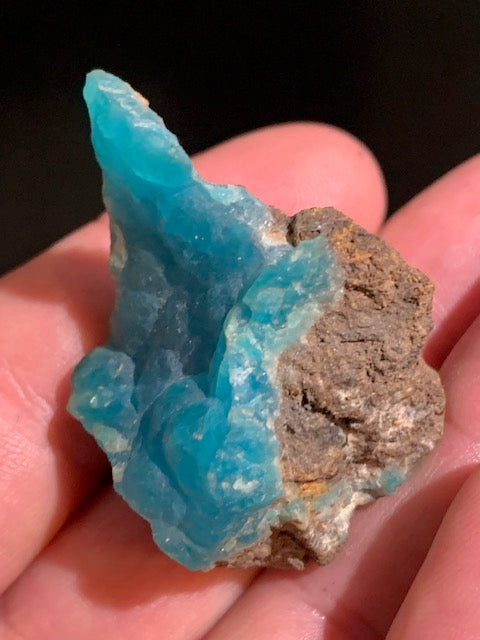 Hémimorphite, spécimen brut et naturel, collection ancienne - 46 mm x 35 x 29 - 27,2 gr.