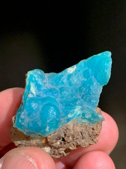 Hémimorphite, spécimen brut et naturel, collection ancienne - 46 mm x 35 x 29 - 27,2 gr.