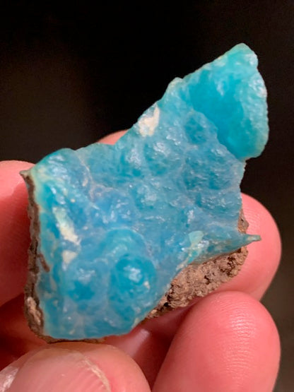 Hémimorphite, spécimen brut et naturel, collection ancienne - 46 mm x 35 x 29 - 27,2 gr.