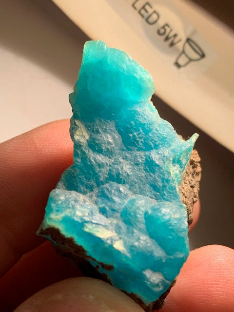 Hémimorphite, spécimen brut et naturel, collection ancienne - 46 mm x 35 x 29 - 27,2 gr.