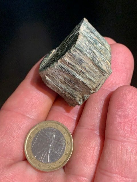 Séraphinite, spécimen brut - 37 x 35 x 24 - 40,8 gr. - Collection ancienne