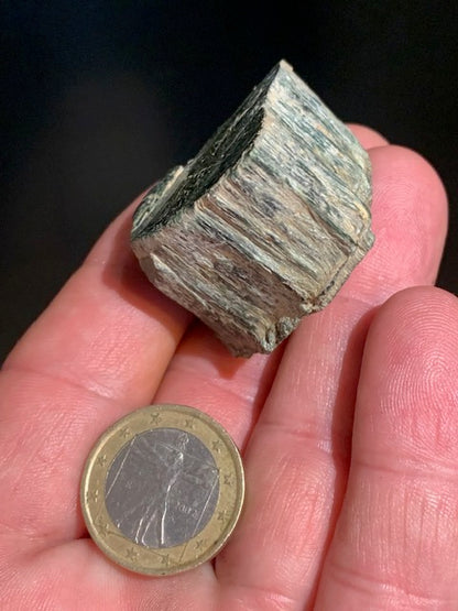 Séraphinite, spécimen brut - 37 x 35 x 24 - 40,8 gr. - Collection ancienne