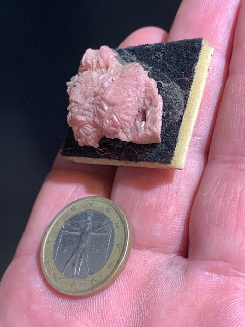 Rhodochrosite, spécimen brut - 32 x 26 x 13 mm - 11,8 gr. - Collection ancienne