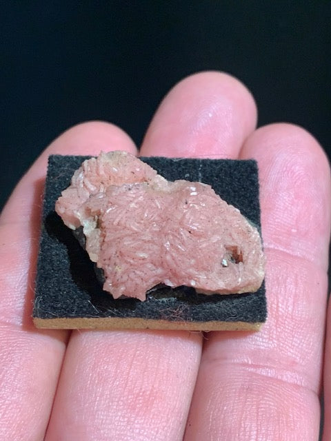 Rhodochrosite, spécimen brut - 32 x 26 x 13 mm - 11,8 gr. - Collection ancienne