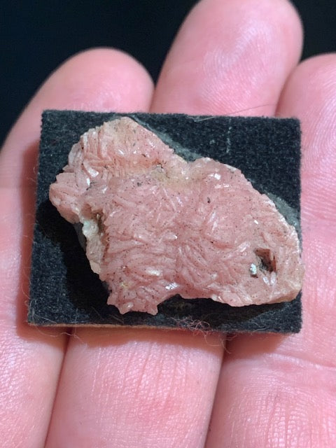 Rhodochrosite, spécimen brut - 32 x 26 x 13 mm - 11,8 gr. - Collection ancienne