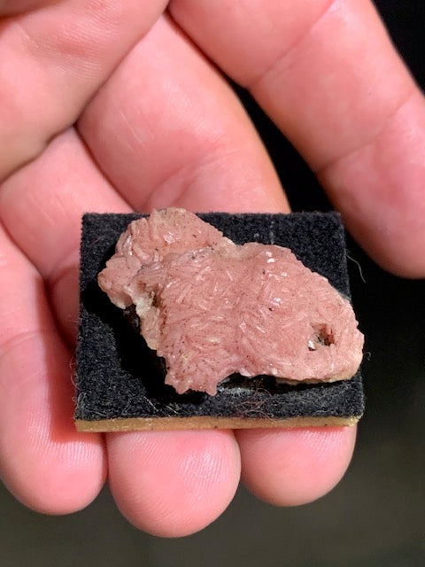 Rhodochrosite, spécimen brut - 32 x 26 x 13 mm - 11,8 gr. - Collection ancienne