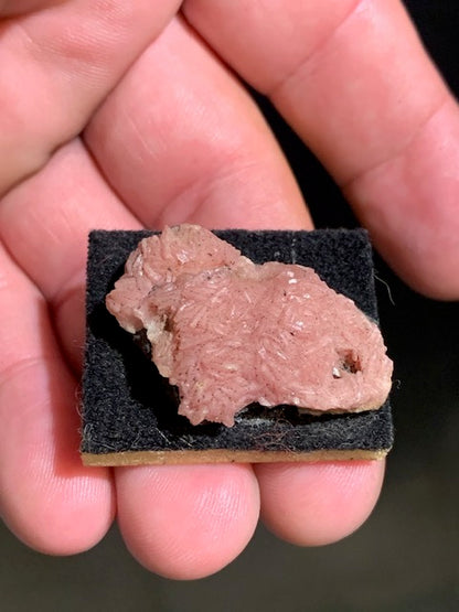 Rhodochrosite, spécimen brut - 32 x 26 x 13 mm - 11,8 gr. - Collection ancienne