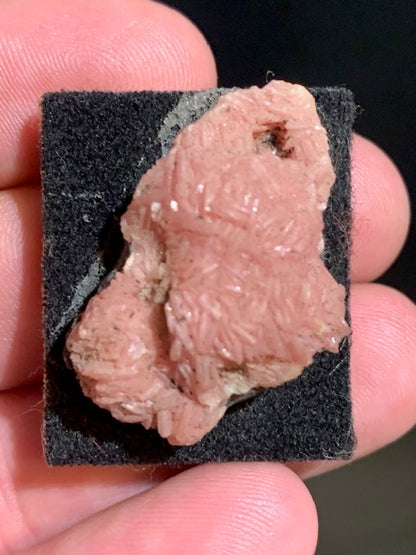 Rhodochrosite, spécimen brut - 32 x 26 x 13 mm - 11,8 gr. - Collection ancienne